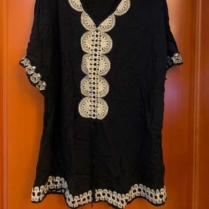 Black swimsuit coverup